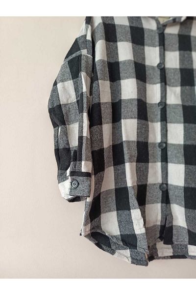HC Boutique Jachetă cămașă oversize Lumberjack de cașmir