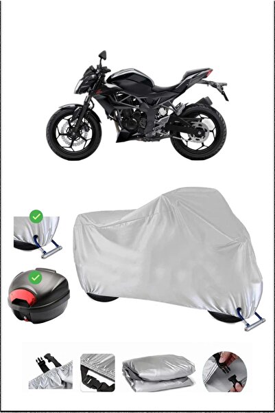 Breen Kawasaki Z250Sl Rear Bag Lock Compatible Waterproof Motorcycle Tent-Gray