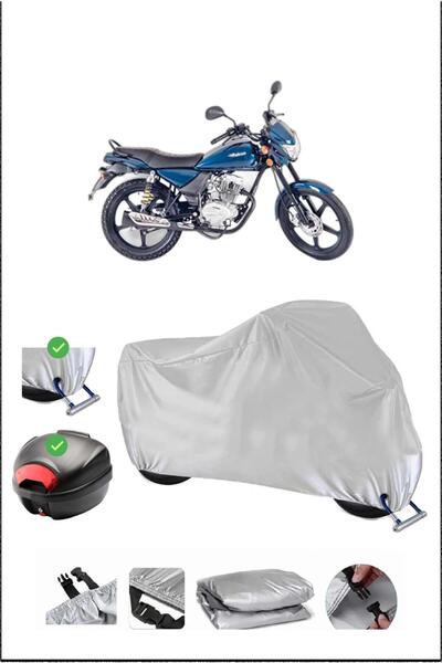 Breen Falcon Wolf180 Rear Bag Lock Compatible Waterproof Motorcycle Canvas-Gray