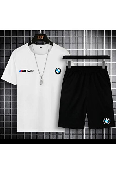YOHO SPORT Tricou supradimensionat cu imprimeu Mpower New Season și pantaloni...