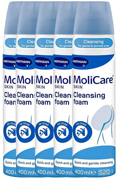 Hartmann Molicare Body Cleansing Foam Set of 5 400 Ml