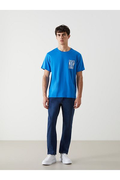 LC Waikiki Tricou cu mânecă scurtă cu decolteu și mânecă scurtă pentru bărbați S5K350Z8