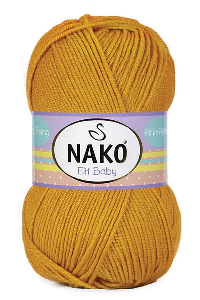 NAKO Elit Baby / Bright Gold / 1636 / Συσκευασία των 5
