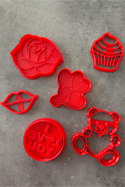 To Design Lab Valentine's Day Themed 6-Piece Mold Set