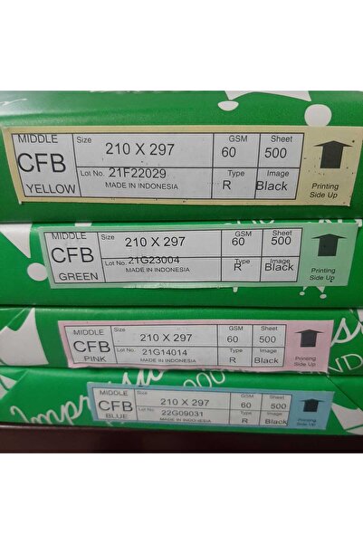 İMPRESSİON İMPRESSİON A4 Impression Otokopi Kağıdı 60 GR. CFB ORTA NÜSHA YEŞİ...