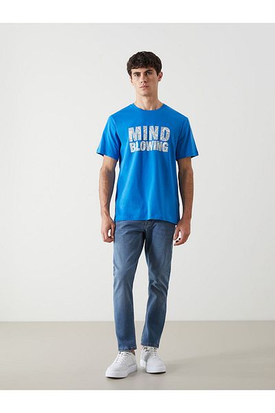 LC Waikiki Tricou pentru bărbați cu gât crew de sezon nou - S5K351Z8