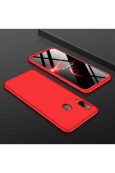 noktaks غطاء متوافق مع هاتف Galaxy A10S، غطاء علوي وسفلي قابل للتركيب من 3 قط...
