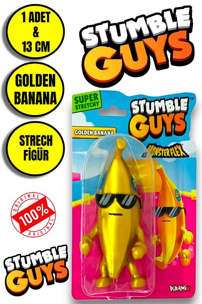 TOYFEST Stumble Guys - شخصية قابلة للتمدد بقاعدة ذهبية