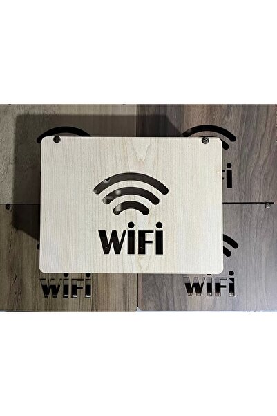 Biryirmi Modem Saklama Kutusu - 25x18x9 Cm Dekoratif Ahşap Modem Saklama Kutu...