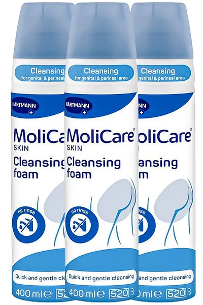 Hartmann Molicare Body Cleansing Foam Set of 3 400 Ml