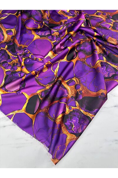 ipekkumaş Țesătură din satin de mătase Liyana Pattern Dressing Nightcap VÂNZĂME PRODUSUL NOU 1 BUC 1 METR