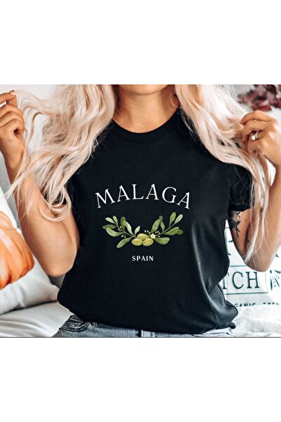 JENOLAN Tricou oversize casual Boyfriend cu imprimeu Malaga