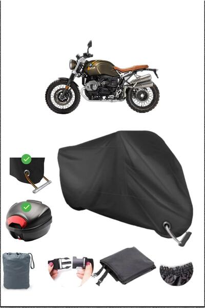 Breen أسود BMW R NINE T SCRAMBLER ARKA LOCK LOCK متوافق مع القماش المشمع المق...
