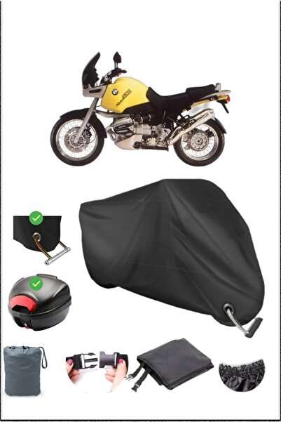 Breen أسود BMW R 1100 GS قفل خلفي متوافق مع القماش المشمع المقاوم للماء (دراج...
