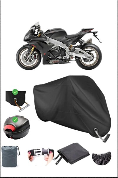 Breen Black Aprilia Rsv4 1100 Rear Bag Compatible Waterproof Motorcycle Cover