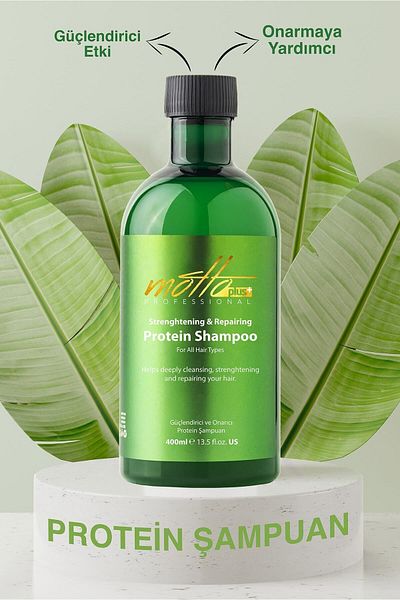 Motto Plus Professional 400 Ml Strengthening and Repairing Protein Shampoo