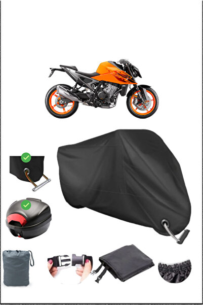 Breen أسود KTM 990 DUKE حقيبة خلفية بقفل متوافق مع القماش المشمع المقاوم للما...