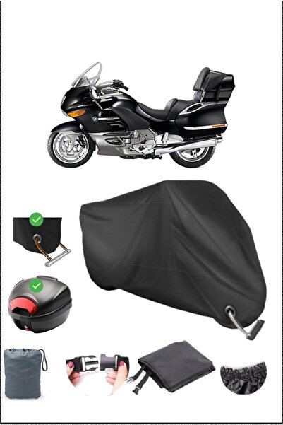Breen أسود BMW K 1200 LT قفل خلفي متوافق مع القماش المشمع المقاوم للماء (دراج...