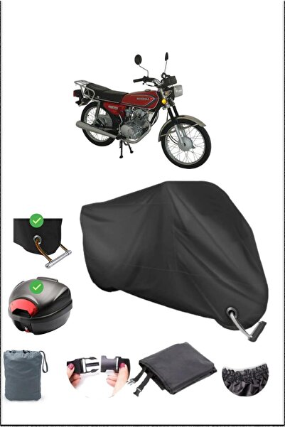 Breen Black Mondial 125 Uag Rear Bag Lock Compatible Waterproof Canvas (Motor...