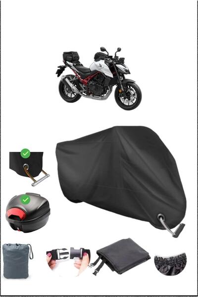 Breen Black Honda Cb 750 Hornet Rear Bag Lock Compatible Waterproof Canvas (M...
