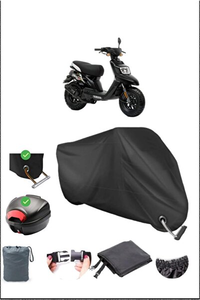 Breen Black Yamaha Bw's 50 Rear Bag Lock Compatible Waterproof Canvas (Motorc...