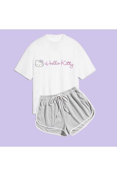Elvino Disneyland Printed Double Pinterest Shorts Tshirt Set