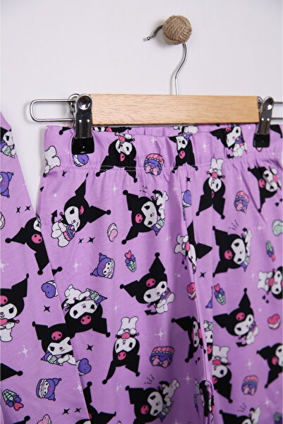 Little Pumpkin Mevsimlik Kız Çocuk Kuromi Pijama Takımı
