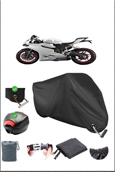 Breen أسود DUCATI PANIGALE 899 قفل خلفي متوافق مع القماش المشمع المقاوم للماء...