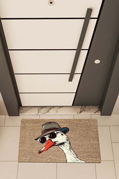 Dormot Home Imprimare digitală de înaltă calitate, maro, covoraș pentru ușă c...