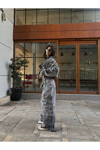 DENİKK TREND SPECIAL DESIGN SUPER WIDE LEG JEAN PALAZZO ΦΑΡΔΙ ΠΑΝΤΕΛΟΝΙ ΤΣΕΠΗΣ