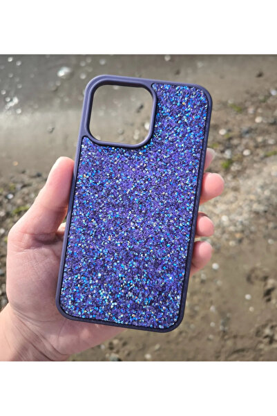 DGN İphone 11 Uyumlu Parlak Pırlanta Taşlı Elmas Pullu Işıltılı Parıltılı Lux...