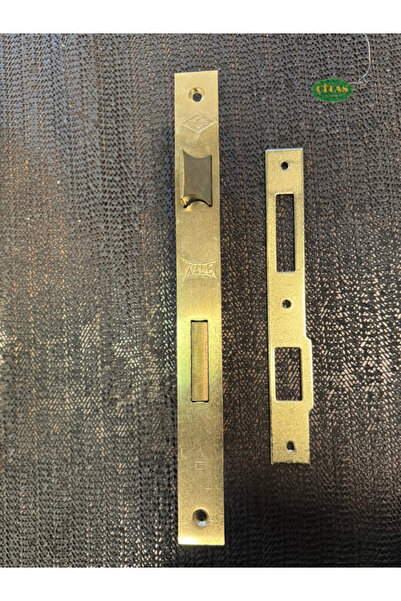 ÇİTAŞ KALE SARI AYNA 169R WC 35 MM KAPI KİLİDİ BİLYELİ SİYAH KASA