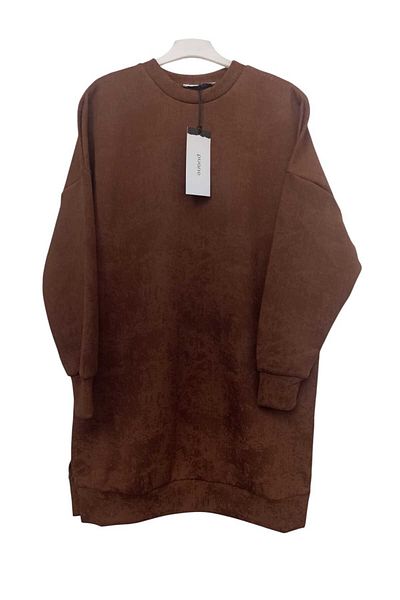 Puane Women's Crew Neck Scuba Fabric Tunic 1060900
