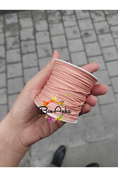 Bonanka (1.0 mm) Somon Renk 90 Metre Mat Paraşüt, Makrome, Bileklik, Tespih, ...