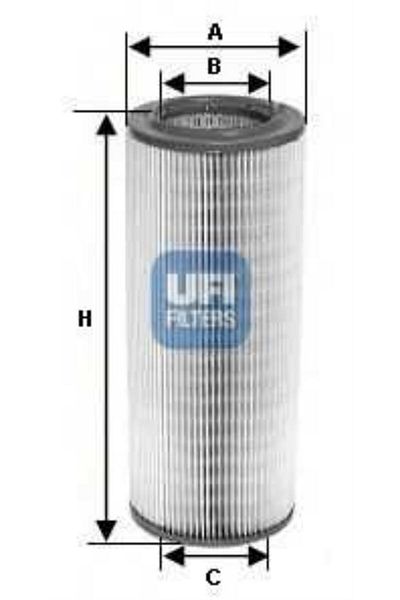 UFI فلتر هوندا CR-V للفلتر الهوائي AR246/ 2/ 260300-0230 2.0L K20 02-06/ CIVIC TYPE-R 01-05