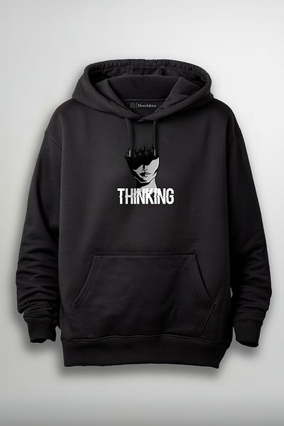 Merch&ice Hanorac unisex cu imprimeu Thinking Burn
