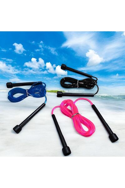 Gök Sports Transparent Silicone Adjustable Height Jump Rope Fitness Condition Exercise Rope