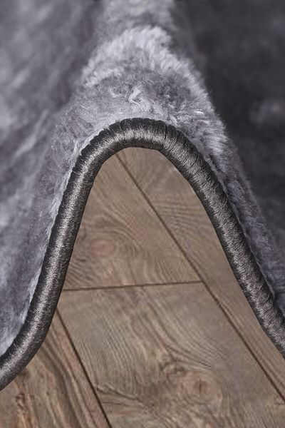 Dokumacıoğlu Elite Anthracite - 80x150 cm μαλακό βελούδινο χαλί μπάνιου, μεγάλο πατάκι με αντιολισθητική βάση