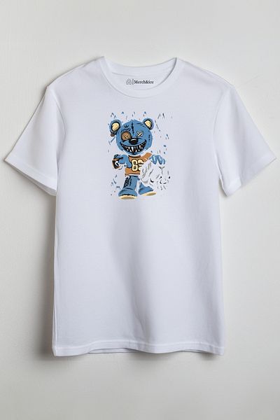 Merch&ice Μπλουζάκι Unisex με στάμπα Blue Psycho Bear