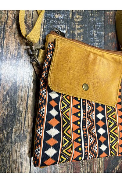 Street Bag Shiraz Ethnic Authentic Bohemian Pattern Shoulder Bag Waterproof Travel Daily Use Handbag