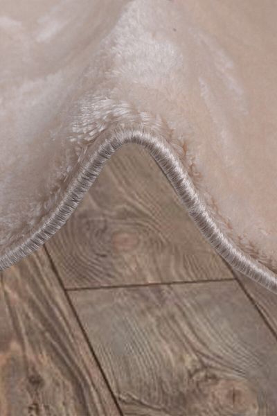 Dokumacıoğlu Elite Mink - 120x120 cm Στρογγυλό Αντιολισθητικό Μαλακό Μοκέτα Μπάνιου Pufidik