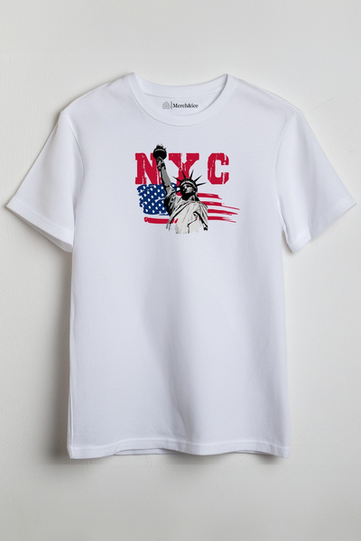 Merch&ice Μπλουζάκι Unisex με στάμπα NYC New York City