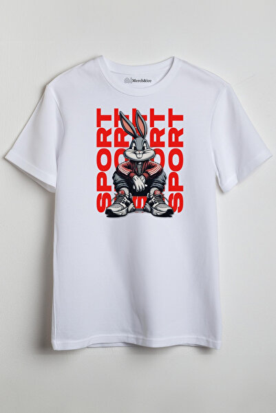 Merch&ice Μπλουζάκι Unisex με στάμπα Bugs Bunny Sport