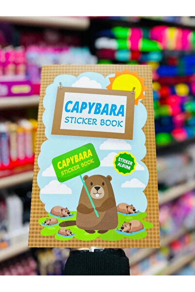 ÖZ OFİS Capybara 16 Sayfa Sticker Defter Seti 250+