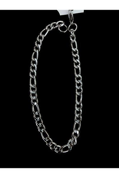 stainles steel Men's Silver Steel Bracelet - Knitted Model Bracelet
