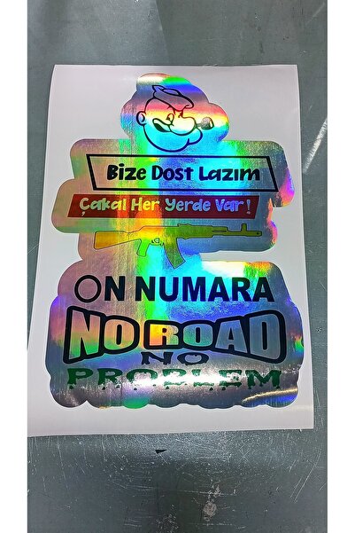 3M 32X22 cm Luxury Hologram - Car Rear Window Inscriptions Sticker Set