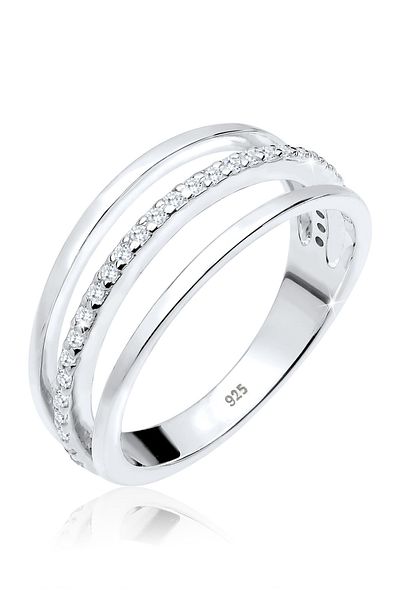 ELLI Prsten Zirconia Filigree 925 Sterling Silver
