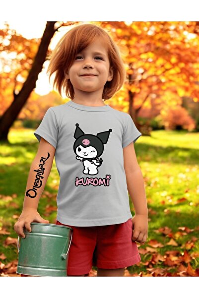 H&GHAMLEGİYİM تي شيرت بناتي كبير الحجم مطبوع من Kuromi