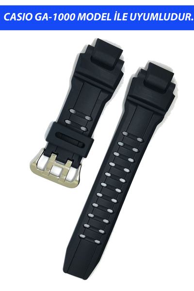 COBRA حزام ساعة من السيليكون متوافق مع ساعة Ga-1000