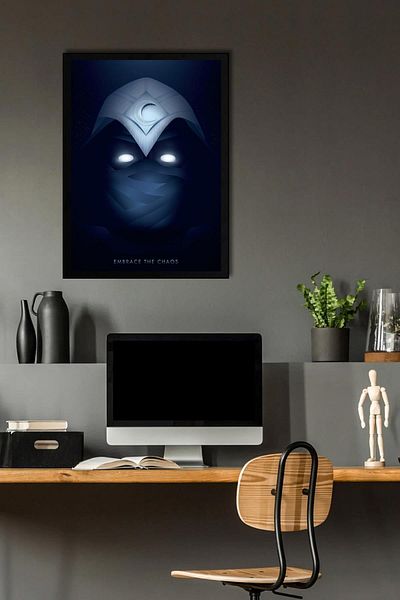 Saturn Pictură înrămată Moon Knight - Moon Knight Marvel Series Poster Painting